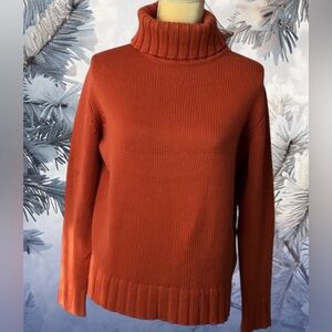 Sutton Studio Turtle Neck Merino Wool Sweater L